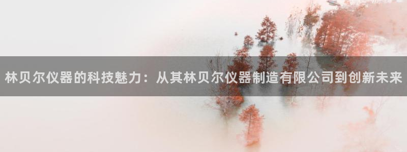 娱乐门徒精校：林贝尔仪器的科技魅力：从其林贝尔仪器制造有限公