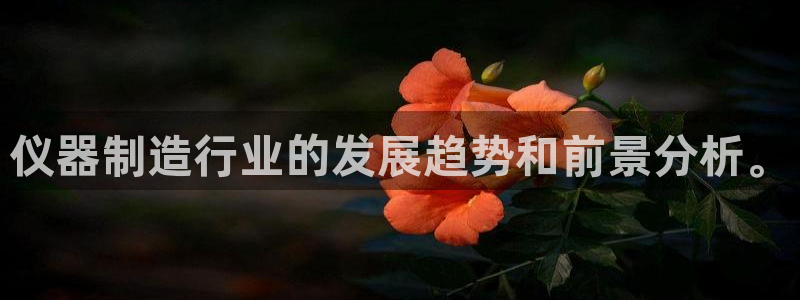 门徒娱乐的产品介绍：仪器制造行业的发展趋势和前景分析。