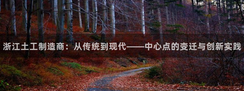 门徒娱乐黑钱事件：浙江土工制造商：从传统到现代——中心点的变