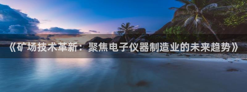 门徒娱乐总代理怎么样啊：《矿场技术革新：聚焦电子仪器制造业的