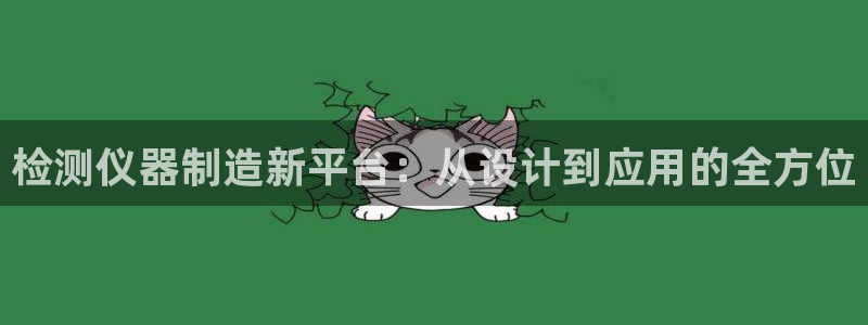 门徒娱乐黑：检测仪器制造新平台：从设计到应用的全方位