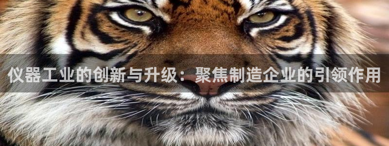 门徒娱乐代理注册官网：仪器工业的创新与升级：聚焦制造企业的引