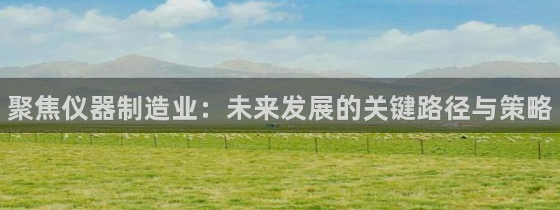 门徒娱乐平台可靠吗：聚焦仪器制造业：未来发展的关键路径与策略