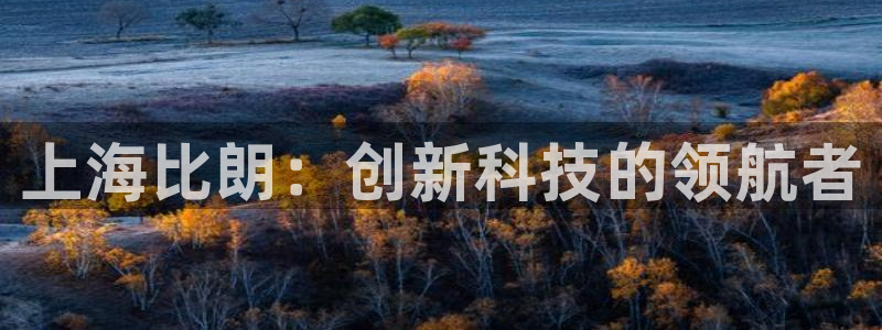门徒娱乐帐号注册教程：上海比朗：创新科技的领航者