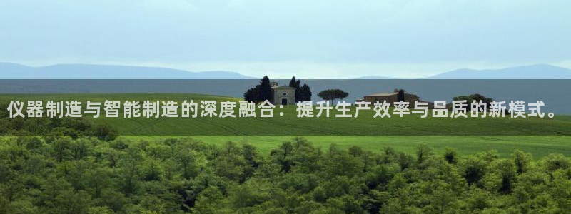 新功夫之王之娱乐门徒：仪器制造与智能制造的深度融合：提升生产